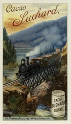 Eisenbahn zwischen St. Petersburg und Wladiwostok, Russland